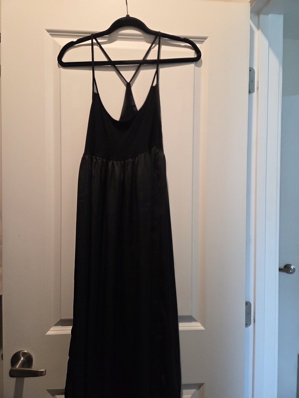 GAP Black Strappy Midi Dress L